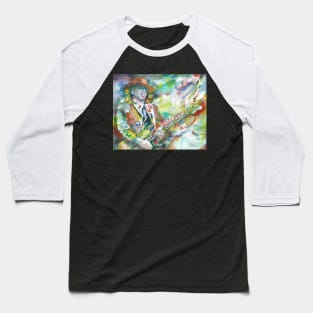 STEVIE RAY VAUGHAN- watercolor portrait .2 Baseball T-Shirt